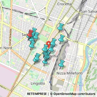 Mappa Via Giovanni Spano, 10134 Torino TO, Italia (0.72)