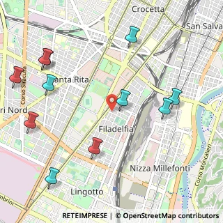 Mappa Via Giovanni Spano, 10134 Torino TO, Italia (1.32545)