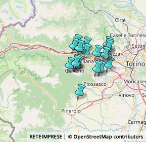 Mappa Via Genolino, 10094 Giaveno TO, Italia (9.0155)