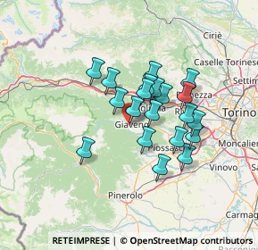 Mappa Via Genolino, 10094 Giaveno TO, Italia (10.477)