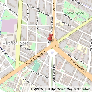 Mappa Piazza Pitagora,  18, 10137 Torino, Torino (Piemonte)
