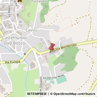 Mappa 14022 Castelnuovo Don Bosco AT, Italia, 14022 Castelnuovo Don Bosco, Asti (Piemonte)
