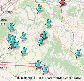 Mappa Via dei Rivalba, 14022 Castelnuovo Don Bosco AT, Italia (9.726)