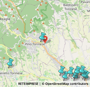 Mappa Via Lorenzo Perosi, 10025 Pino Torinese TO, Italia (3.63636)