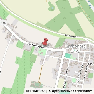 Mappa Strada Provinciale Ferrarese, 35, 46020 Carbonara di Po, Mantova (Lombardia)