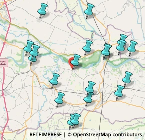 Mappa 46020 Quingentole MN, Italia (9.2285)