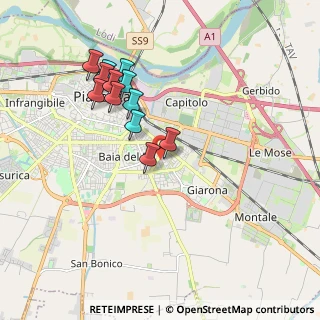 Mappa Centro Commerciale Farnesiana, 29122 Piacenza PC, Italia (1.75417)