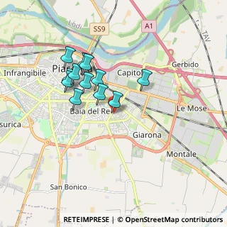 Mappa Centro Commerciale Farnesiana, 29122 Piacenza PC, Italia (1.5275)