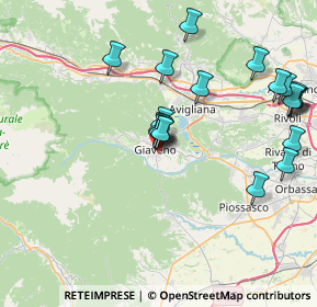 Mappa Via Primo Maggio, 10094 Giaveno TO, Italia (8.1015)