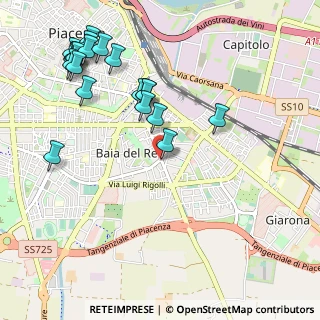 Mappa , 29122 Piacenza PC, Italia (1.233)