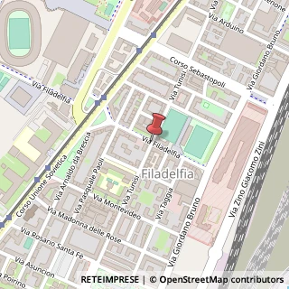 Mappa Via Filadelfia,  50, 10134 Torino, Torino (Piemonte)