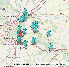 Mappa Via San Giovanni, 14022 Castelnuovo Don Bosco AT, Italia (13.05722)