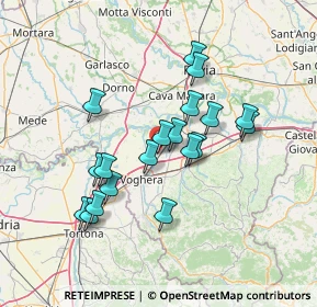 Mappa Via Pragone, 27050 Pizzale PV, Italia (12.53421)