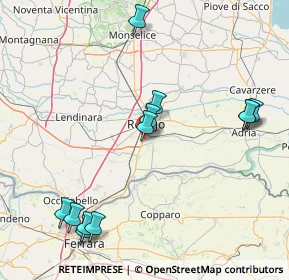 Mappa 45100 Borsea RO, Italia (18.7025)