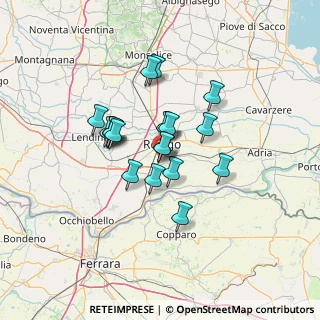 Mappa 45100 Borsea RO, Italia (9.8325)