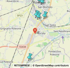 Mappa 45100 Borsea RO, Italia (3.37077)