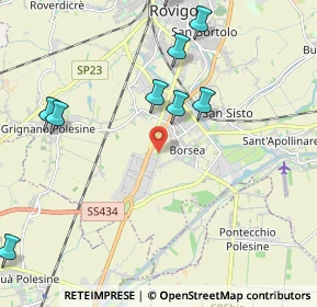 Mappa 45100 Borsea RO, Italia (2.9475)