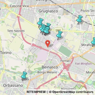 Mappa Strada Decima, 10043 Orbassano TO, Italia (1.98636)