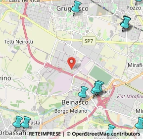 Mappa Strada Decima, 10043 Orbassano TO, Italia (3.49071)