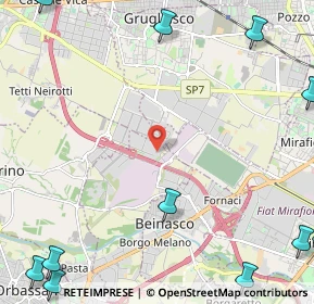 Mappa Strada Decima, 10043 Orbassano TO, Italia (3.91091)