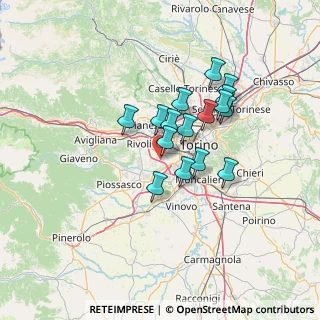 Mappa Strada Decima, 10043 Orbassano TO, Italia (10.54063)