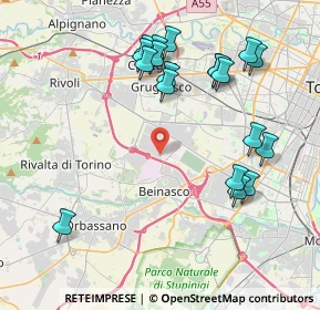Mappa Strada Decima, 10043 Orbassano TO, Italia (4.36895)