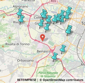 Mappa Strada Decima, 10043 Orbassano TO, Italia (4.34176)