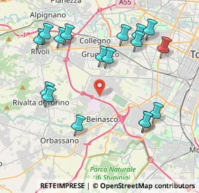Mappa Strada Decima, 10043 Orbassano TO, Italia (4.52647)