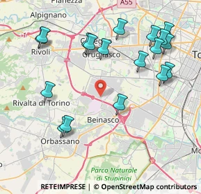 Mappa Strada Decima, 10043 Orbassano TO, Italia (4.60889)