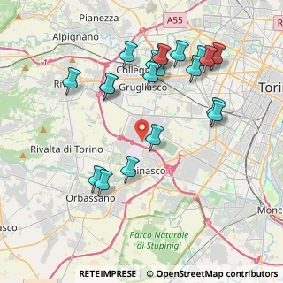Mappa Strada Decima, 10043 Orbassano TO, Italia (4.176)