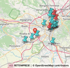 Mappa Strada Decima, 10043 Orbassano TO, Italia (7.848)