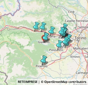 Mappa Via C. L. N, 10094 Giaveno TO, Italia (11.903)