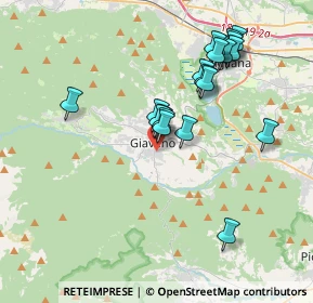 Mappa Via C. L. N, 10094 Giaveno TO, Italia (3.6435)