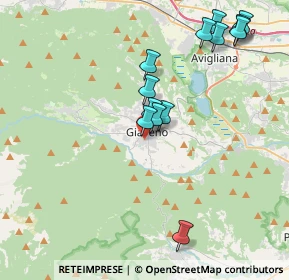 Mappa Via XXV Aprile, 10094 Giaveno TO, Italia (4.05538)