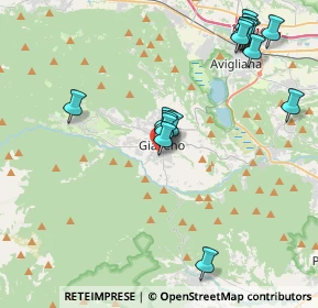 Mappa Via XXV Aprile, 10094 Giaveno TO, Italia (4.47063)