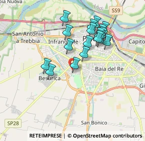 Mappa Via Don Giovanni Minzoni, 29122 Piacenza PC, Italia (1.70056)