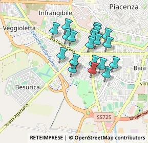 Mappa Via Don Giovanni Minzoni, 29122 Piacenza PC, Italia (0.7375)