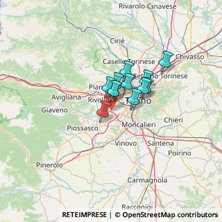 Mappa Strada Ottava, 10043 Orbassano TO, Italia (7.74917)