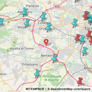 Mappa Strada Ottava, 10043 Orbassano TO, Italia (7.12526)