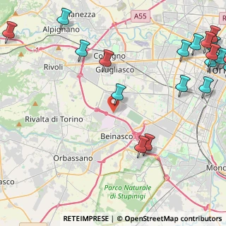 Mappa Strada Ottava, 10043 Orbassano TO, Italia (7.1335)