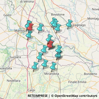 Mappa Via Roma, 46020 Quingentole MN, Italia (12.4115)