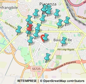Mappa Via Morazzone, 29122 Piacenza PC, Italia (0.9125)