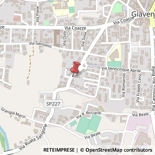 Mappa Via Ruata Sangone, 34, 10094 Giaveno, Torino (Piemonte)