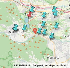 Mappa Strada Giaveno, 10090 San Bernardino , Italia (3.83438)