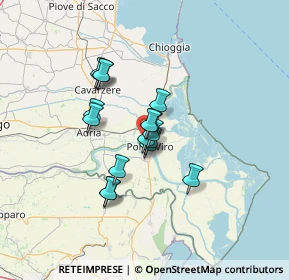 Mappa Via Savoia Luigi, 45014 Porto Viro RO, Italia (9.34688)