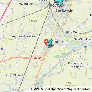 Mappa Rovigo, 45100 Punto 13 RO, Italia (3.67167)