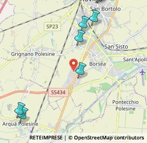 Mappa Rovigo, 45100 Punto 13 RO, Italia (3.30091)