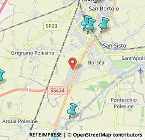 Mappa Rovigo, 45100 Punto 13 RO, Italia (3.60615)
