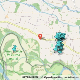 Mappa Via Casc. San Michele, 27030 Suardi PV, Italia (1.08889)