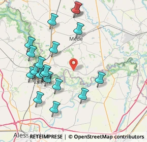 Mappa Via Casc. San Michele, 27030 Suardi PV, Italia (8.467)